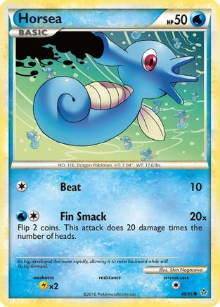 Horsea/95 - Unleashed Reverse Holofoil