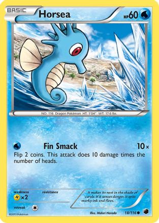 Horsea/116 - Plasma Freeze Reverse Holofoil