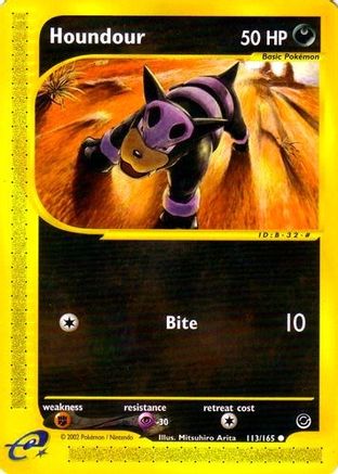 Houndour/165 - Expedition Reverse Holofoil