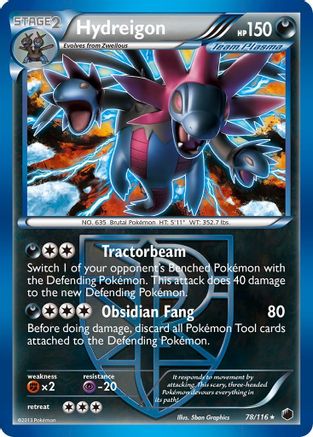 Hydreigon (Team Plasma)/116 - Plasma Freeze Reverse Holofoil