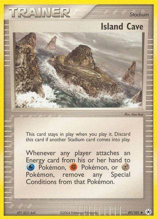 Island Cave/101 - Hidden Legends Reverse Holofoil