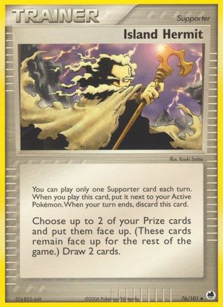 Island Hermit/101 - Dragon Frontiers Reverse Holofoil