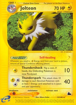 Jolteon (13)/144 - Skyridge Reverse Holofoil