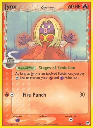 Jynx (Delta Species)/101 - Dragon Frontiers