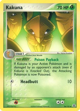 Kakuna/112 - FireRed & LeafGreen Reverse Holofoil