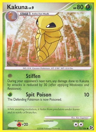 Kakuna/106 - Great Encounters Reverse Holofoil