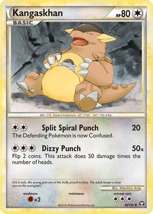 Kangaskhan/102 - Triumphant Reverse Holofoil
