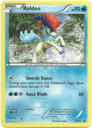 Keldeo - BW60 (Tinsel Holo) - Black and White Promos Holofoil