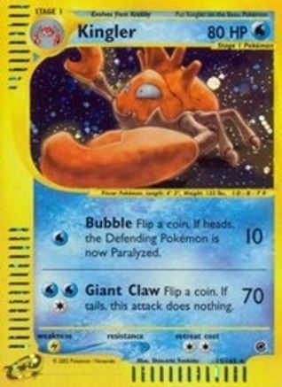 Kingler (15)/165 - Expedition Reverse Holofoil