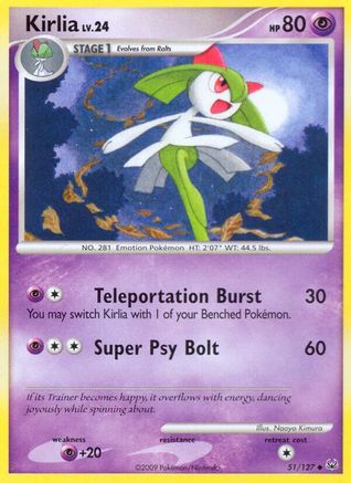 Kirlia/127 - Platinum Reverse Holofoil