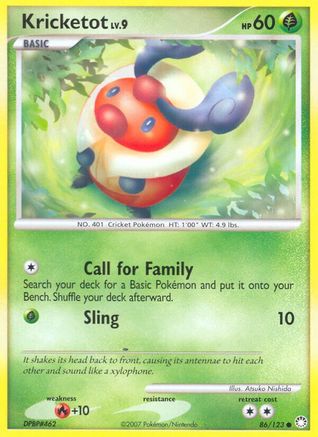 Kricketot/123 - Mysterious Treasures Reverse Holofoil