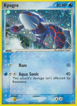 Kyogre - 006/106/106 - Emerald Holofoil