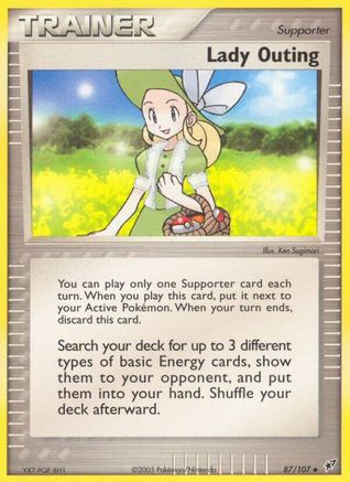 Lady Outing/107 - Deoxys Reverse Holofoil