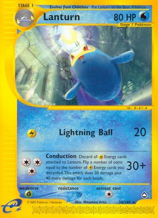 Lanturn (20)/147 - Aquapolis Reverse Holofoil