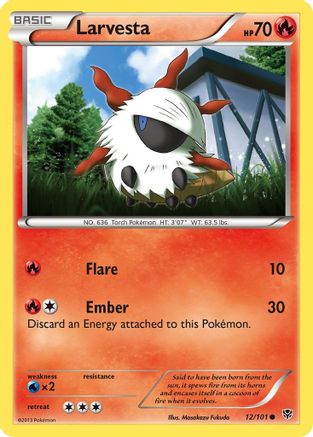 Larvesta/101 - Plasma Blast Reverse Holofoil