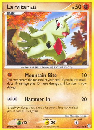 Larvitar/123 - Mysterious Treasures