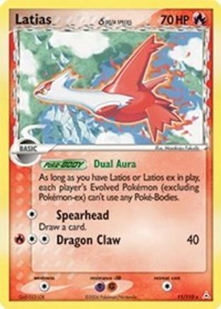 Latias - 011/110 (Delta Species)/110 - Holon Phantoms Holofoil