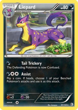 Liepard/149 - Boundaries Crossed Holofoil