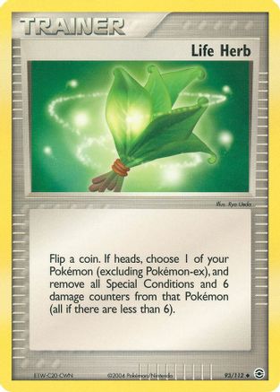 Life Herb/112 - FireRed & LeafGreen Reverse Holofoil
