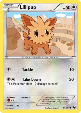 Lillipup/108 - Dark Explorers Reverse Holofoil