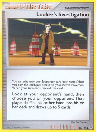 Looker's Investigation/127 - Platinum Reverse Holofoil