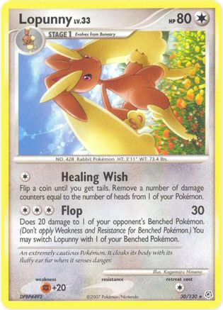 Lopunny/130 - Diamond and Pearl Reverse Holofoil