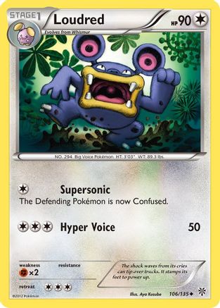 Loudred/135 - Plasma Storm Reverse Holofoil