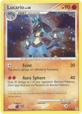 Lucario 6/130 - Diamond and Pearl