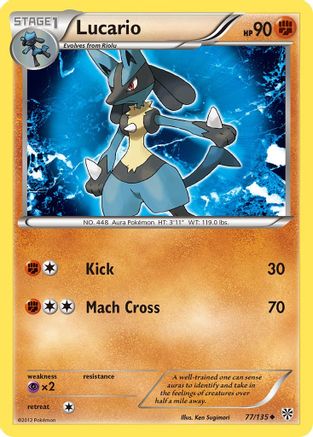 Lucario (77)/135 - Plasma Storm