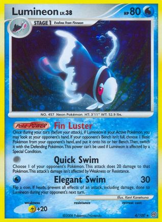 Lumineon/100 - Stormfront Holofoil