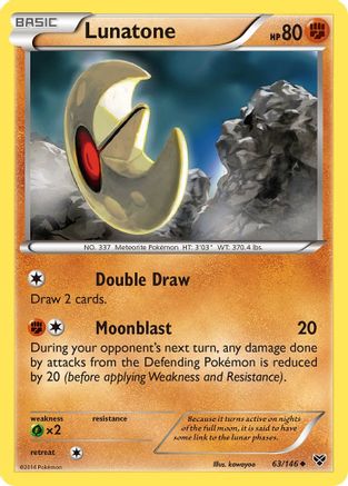 Lunatone/146 - XY Base Set