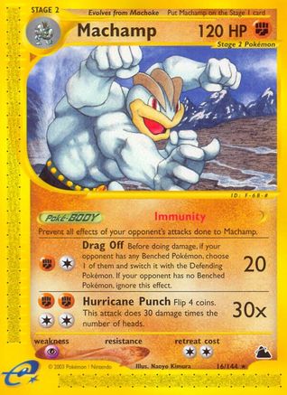 Machamp (16)/144 - Skyridge Reverse Holofoil