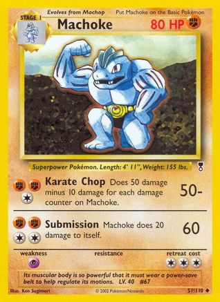 Machoke/110 - Legendary Collection Reverse Holofoil