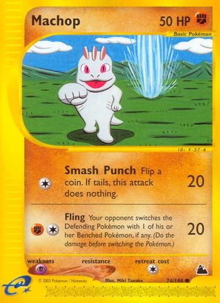 Machop/144 - Skyridge Reverse Holofoil