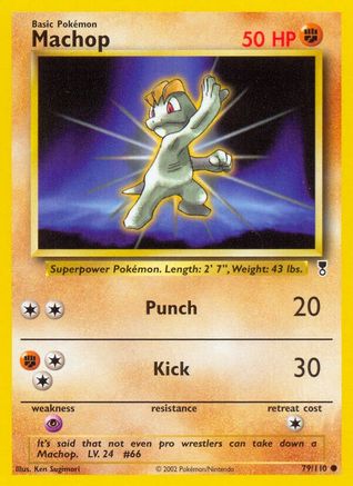 Machop/110 - Legendary Collection Reverse Holofoil