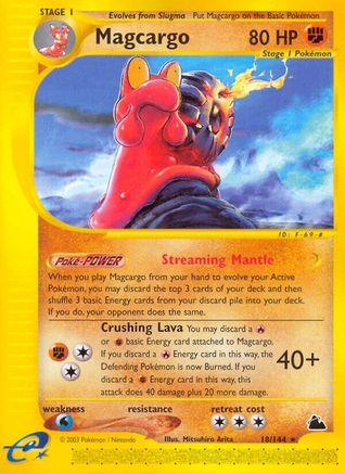 Magcargo (18)/144 - Skyridge Reverse Holofoil