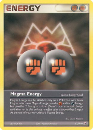 Magma Energy/95 - Team Magma vs Team Aqua Reverse Holofoil
