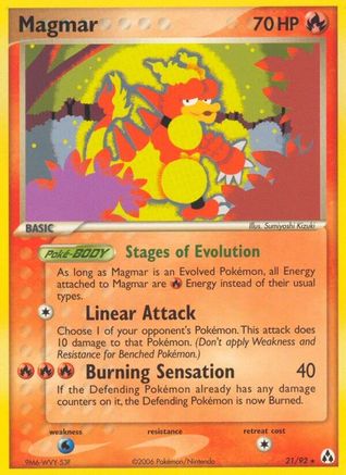 Magmar/92 - Legend Maker Reverse Holofoil
