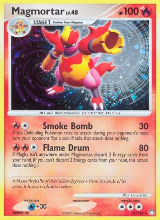 Magmortar/123 - Mysterious Treasures Holofoil