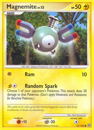 Magnemite (67)/100 - Stormfront Reverse Holofoil