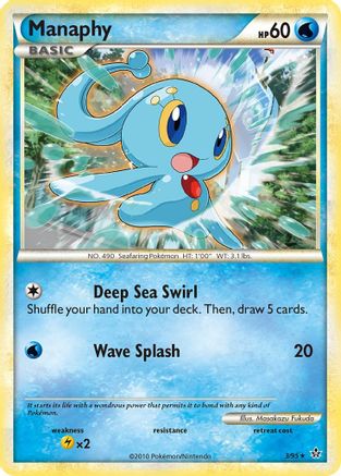 Manaphy/95 - Unleashed Reverse Holofoil