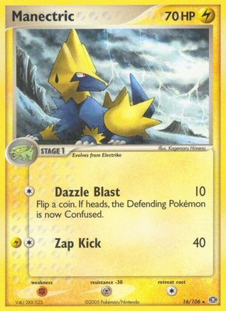Manectric - 016/106/106 - Emerald Reverse Holofoil