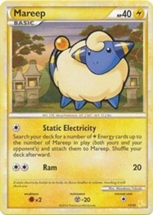 Mareep (#13) - HGSS Trainer Kit Gyarados & Raichu