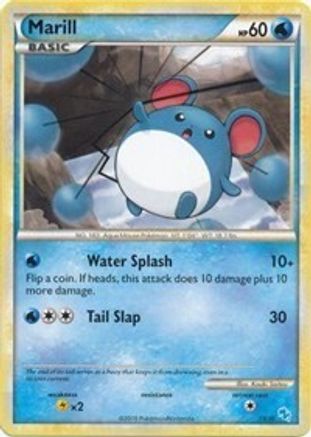 Marill (#15) - HGSS Trainer Kit Gyarados & Raichu