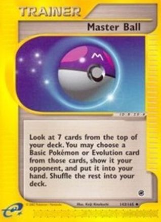 Master Ball/165 - Expedition Reverse Holofoil