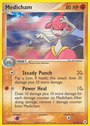 Medicham - 42/101/101 - Hidden Legends Reverse Holofoil
