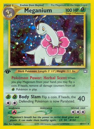Meganium (10) 10/111 - Neo Genesis