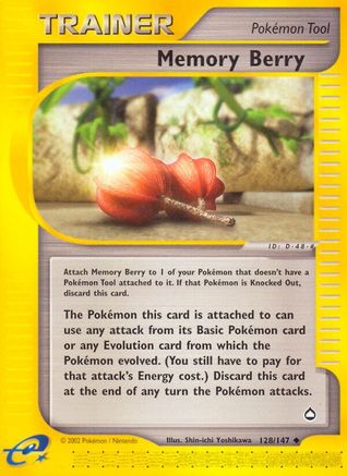 Memory Berry/147 - Aquapolis Reverse Holofoil
