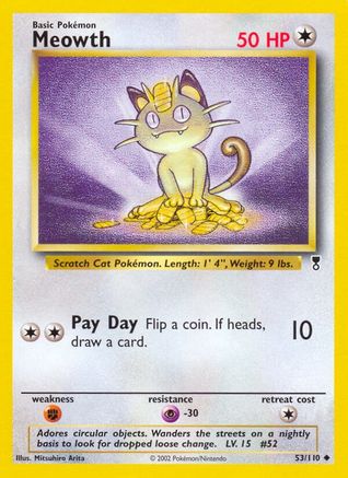 Meowth/110 - Legendary Collection Reverse Holofoil