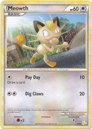 Meowth (#4) - HGSS Trainer Kit Gyarados & Raichu